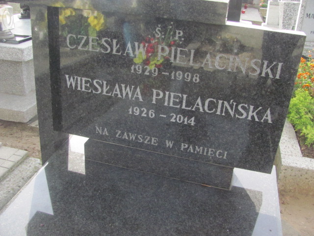Wiesława Pielacińska 1926 Łódź Ruda - Grobonet - Wyszukiwarka osób pochowanych