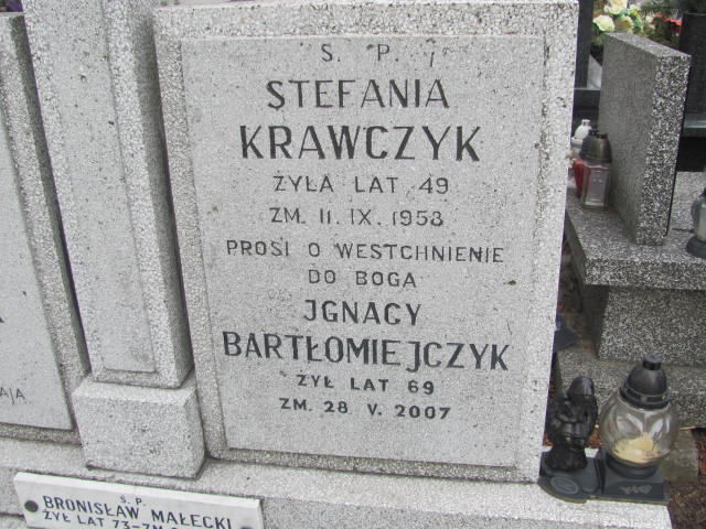 Ignacy Bartłomiejczyk 1938 Łódź Ruda - Grobonet - Wyszukiwarka osób pochowanych