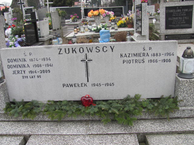 Dominika Żukowska 1907 Łódź Ruda - Grobonet - Wyszukiwarka osób pochowanych