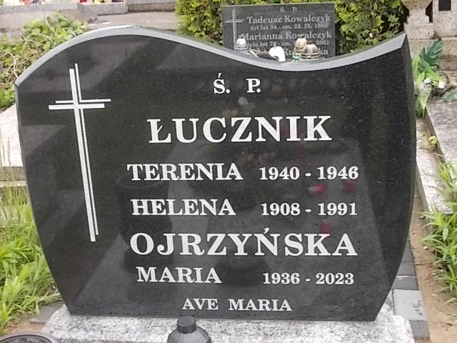 Helena Łucznik 1908 Łódź Ruda - Grobonet - Wyszukiwarka osób pochowanych