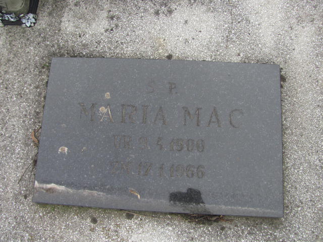 Maria Mac 1906 Łódź Ruda - Grobonet - Wyszukiwarka osób pochowanych