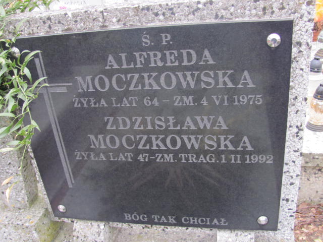 Zdzisława Moczkowska 1944 Łódź Ruda - Grobonet - Wyszukiwarka osób pochowanych