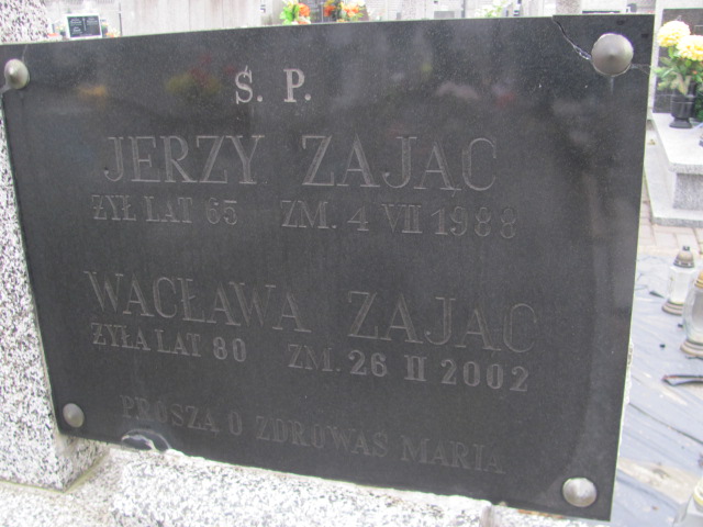 Jerzy Zając 1923 Łódź Ruda - Grobonet - Wyszukiwarka osób pochowanych