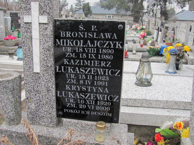 Krystyna Łukaszewicz 1929 Łódź Ruda - Grobonet - Wyszukiwarka osób pochowanych