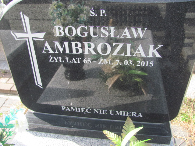 Bogusław Zenon Ambroziak 1949 Łódź Ruda - Grobonet - Wyszukiwarka osób pochowanych
