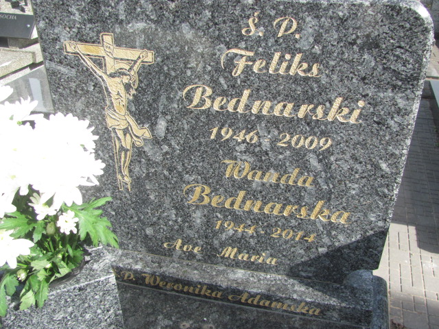 Feliks Bednarski 1946 Łódź Ruda - Grobonet - Wyszukiwarka osób pochowanych