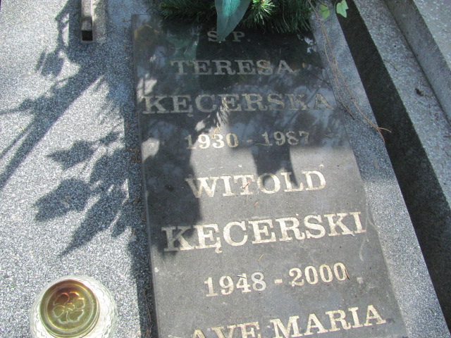 Witold Kęcerski 1948 Łódź Ruda - Grobonet - Wyszukiwarka osób pochowanych