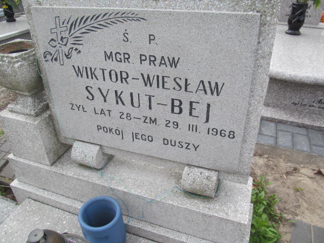 Wiktor Wiesław Sykut Bej Łódź Ruda - Grobonet - Wyszukiwarka osób pochowanych