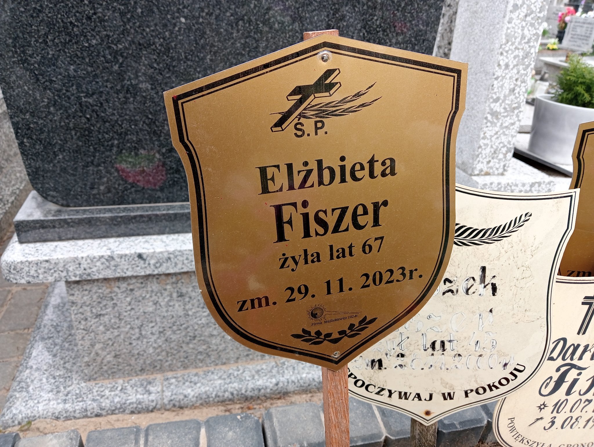 Elżbieta Fiszer 1956 Łódź Ruda - Grobonet - Wyszukiwarka osób pochowanych