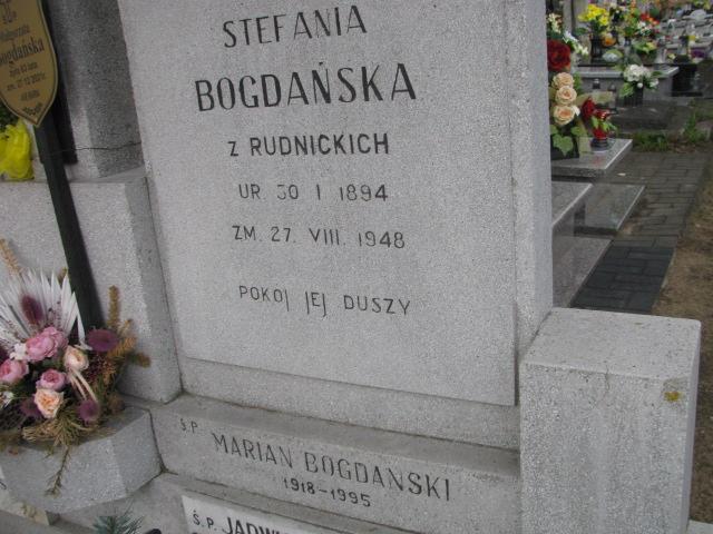 Marian Franciszek Bogdański 1918 Łódź Ruda - Grobonet - Wyszukiwarka osób pochowanych