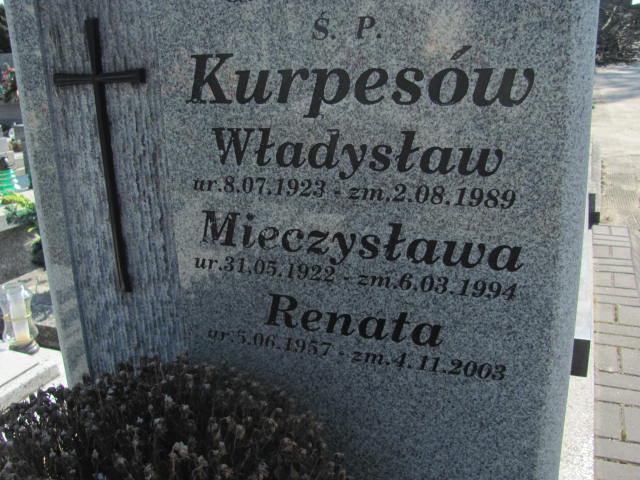 Renata Kurpesa 1957 Łódź Ruda - Grobonet - Wyszukiwarka osób pochowanych