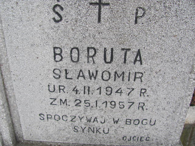 Sławomir Boruta 1947 Łódź Ruda - Grobonet - Wyszukiwarka osób pochowanych