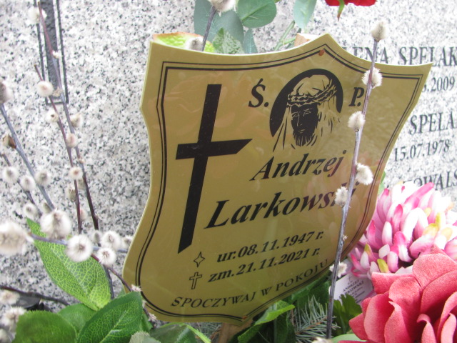 Andrzej Larkowski 1947 Łódź Ruda - Grobonet - Wyszukiwarka osób pochowanych
