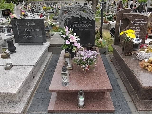 Grób Władysława Pisarek