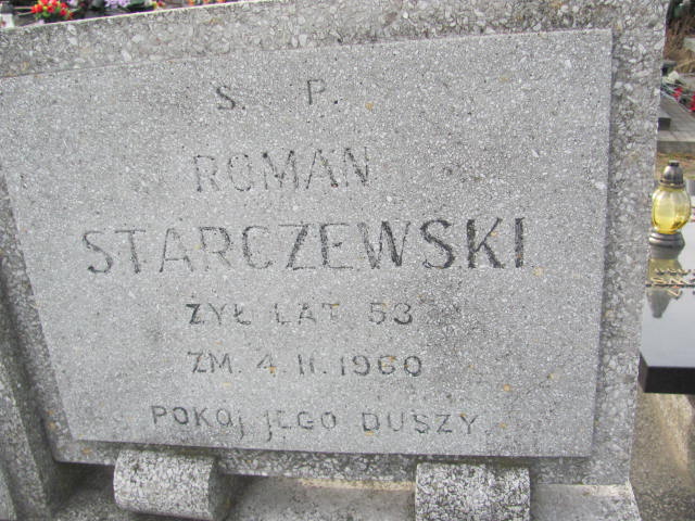 Roman Starczewski Łódź Ruda - Grobonet - Wyszukiwarka osób pochowanych