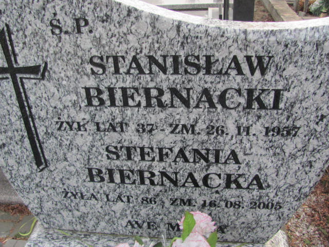 Stefania Biernacka 1919 Łódź Ruda - Grobonet - Wyszukiwarka osób pochowanych
