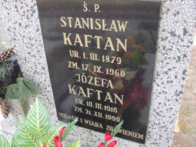 Józefa Kaftan 1916 Łódź Ruda - Grobonet - Wyszukiwarka osób pochowanych