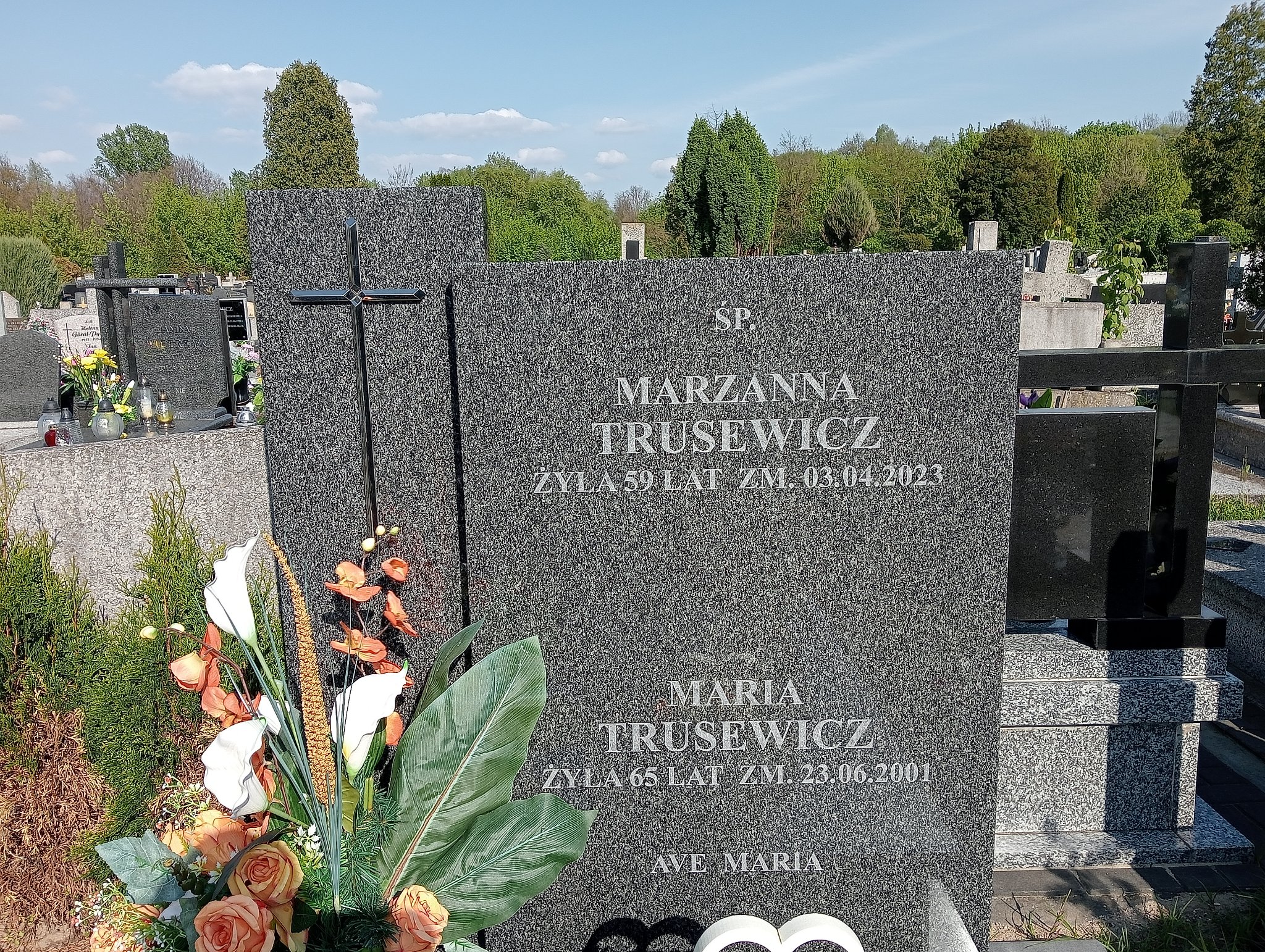 Marzanna Trusewicz 1963 Łódź Ruda - Grobonet - Wyszukiwarka osób pochowanych