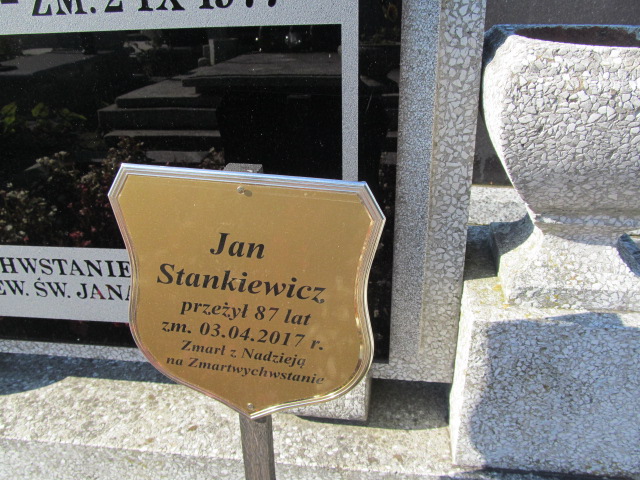 Jan Stankiewicz Łódź Ruda - Grobonet - Wyszukiwarka osób pochowanych