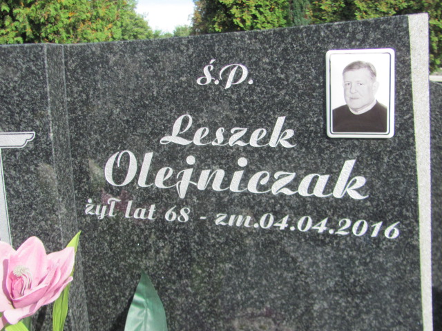 Leszek Andrzej Olejniczak 1948 Łódź Ruda - Grobonet - Wyszukiwarka osób pochowanych