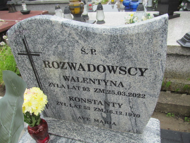 Konstanty Rozwadowski Łódź Ruda - Grobonet - Wyszukiwarka osób pochowanych