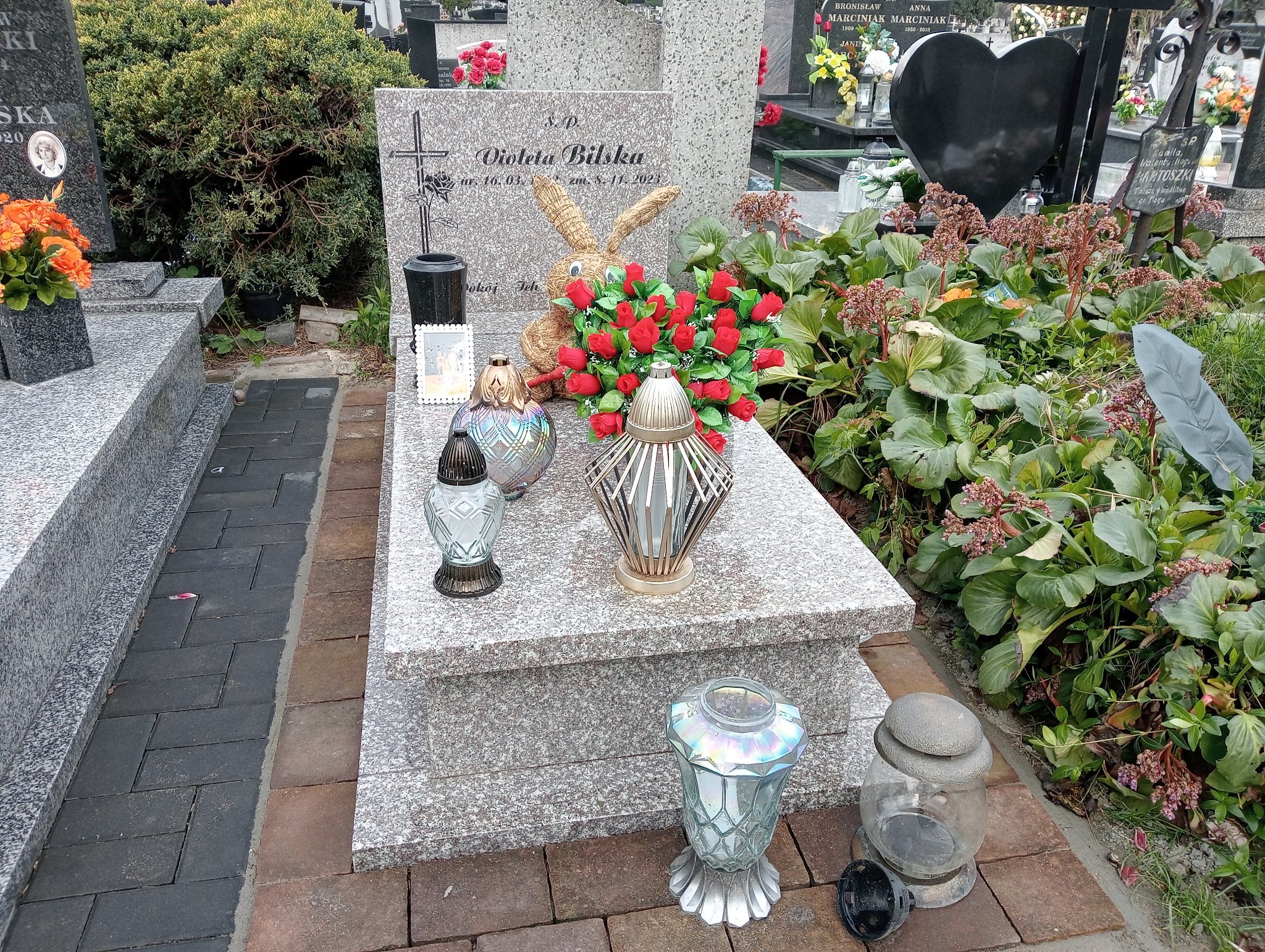 Grób Wioleta Bilska