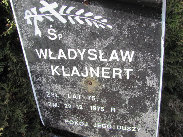 Władysław Klajnert 1901 Łódź Ruda - Grobonet - Wyszukiwarka osób pochowanych