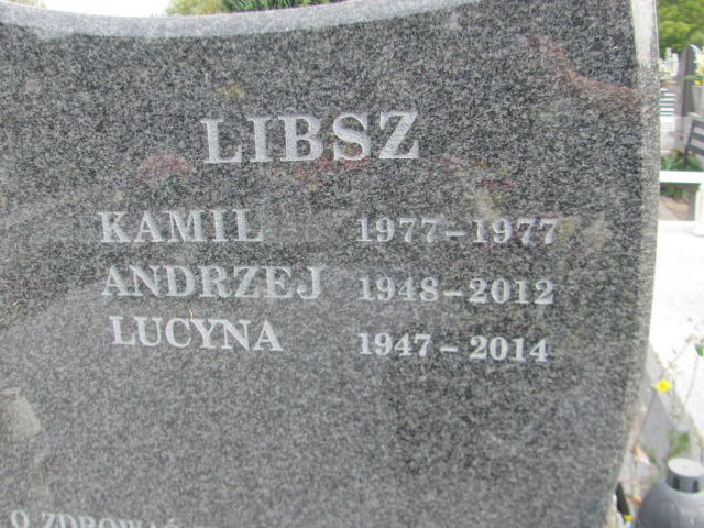 Lucyna Libsz 1947 Łódź Ruda - Grobonet - Wyszukiwarka osób pochowanych