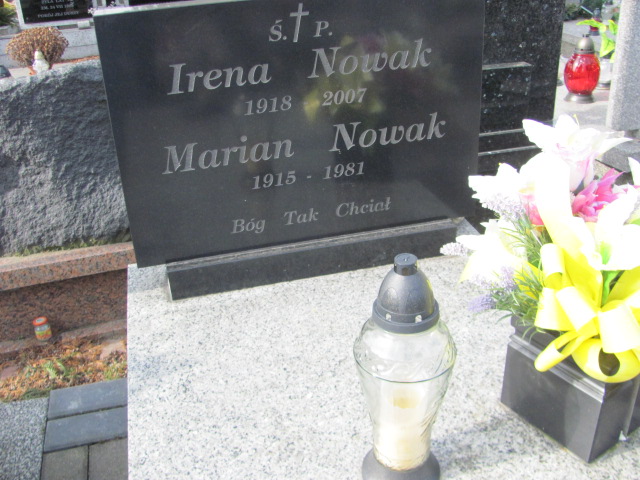 Irena Nowak 1918 Łódź Ruda - Grobonet - Wyszukiwarka osób pochowanych