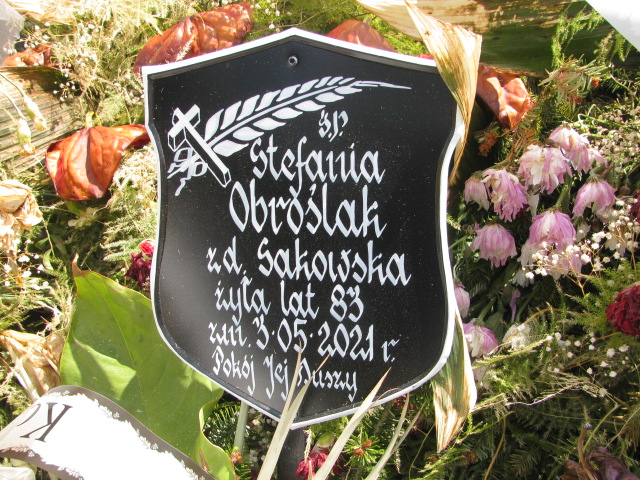 Grób Stefania Obroślak