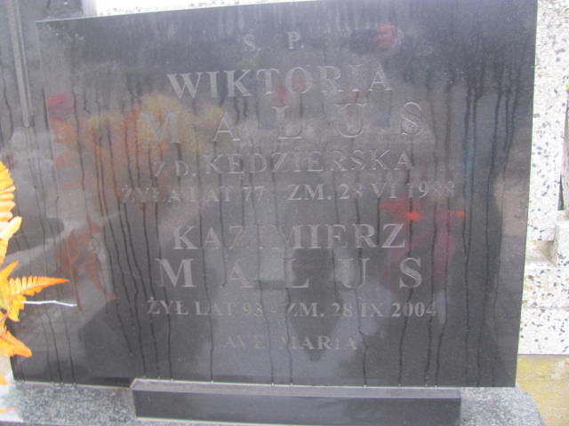 Kazimierz Malus 1911 Łódź Ruda - Grobonet - Wyszukiwarka osób pochowanych