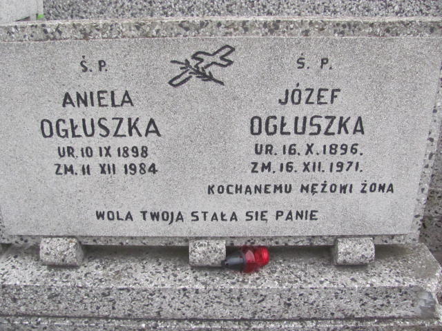 Józef Ogłuszka 1896 Łódź Ruda - Grobonet - Wyszukiwarka osób pochowanych