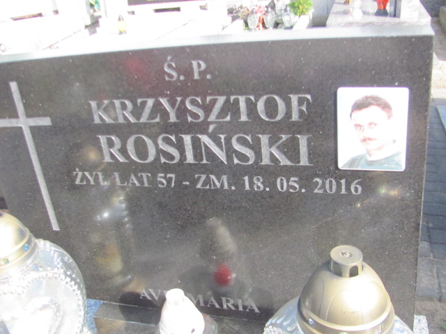 Krzysztof Rosiński 1959 Łódź Ruda - Grobonet - Wyszukiwarka osób pochowanych