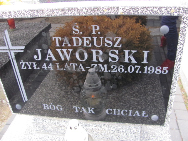 Tadeusz Jaworski 1941 Łódź Ruda - Grobonet - Wyszukiwarka osób pochowanych