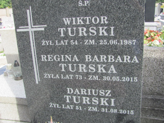 Dariusz Józef Turski 1964 Łódź Ruda - Grobonet - Wyszukiwarka osób pochowanych