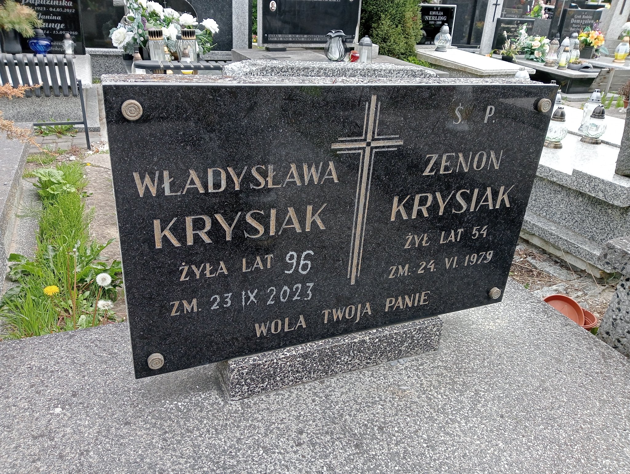 Władysława Krysiak 1927 Łódź Ruda - Grobonet - Wyszukiwarka osób pochowanych