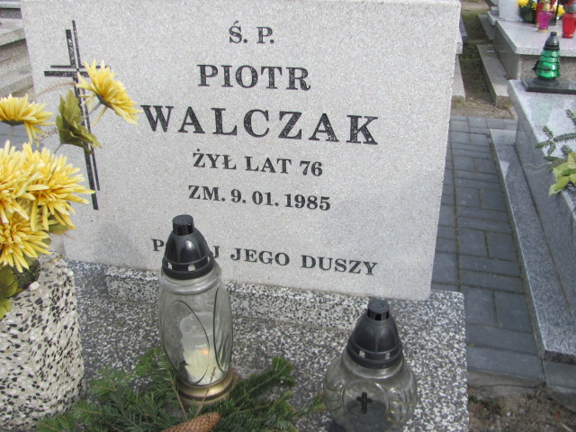 Piotr Walczak 1908 Łódź Ruda - Grobonet - Wyszukiwarka osób pochowanych