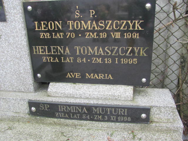 Irmina Muturi 1944 Łódź Ruda - Grobonet - Wyszukiwarka osób pochowanych